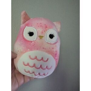 Olalla Squishmallow  5" Mini Tie-dye Pink Owl Stuffed Animal plush